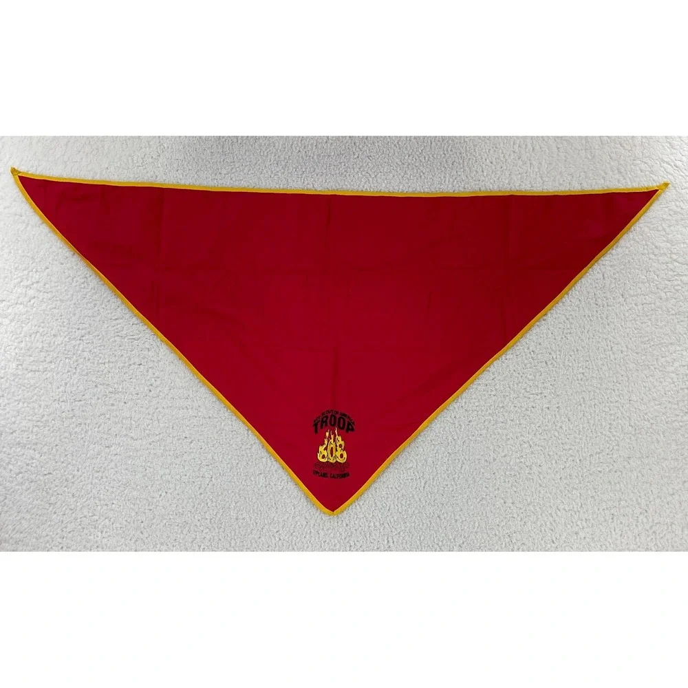 Boy Scouts‎ of America VTG Red Troop Upland Bandana Scarf